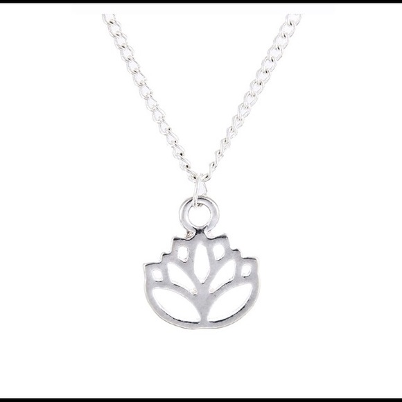 π Lotus Pendant Necklace - Picture 4 of 4